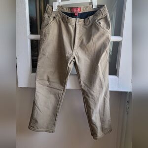 Coleman Insulated Canvass Cargo Work Pants